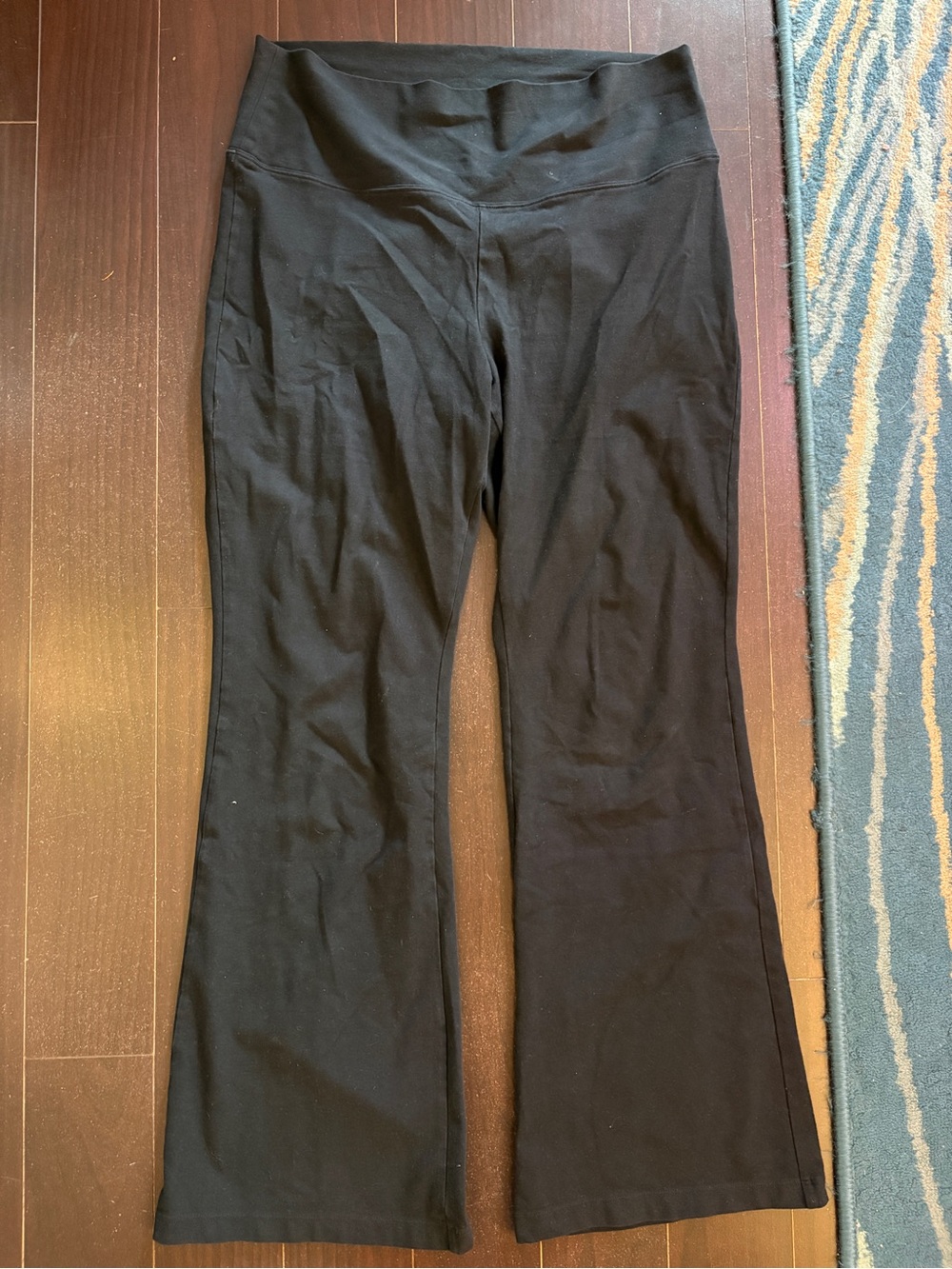 TNA Black Flared Leggings size XL